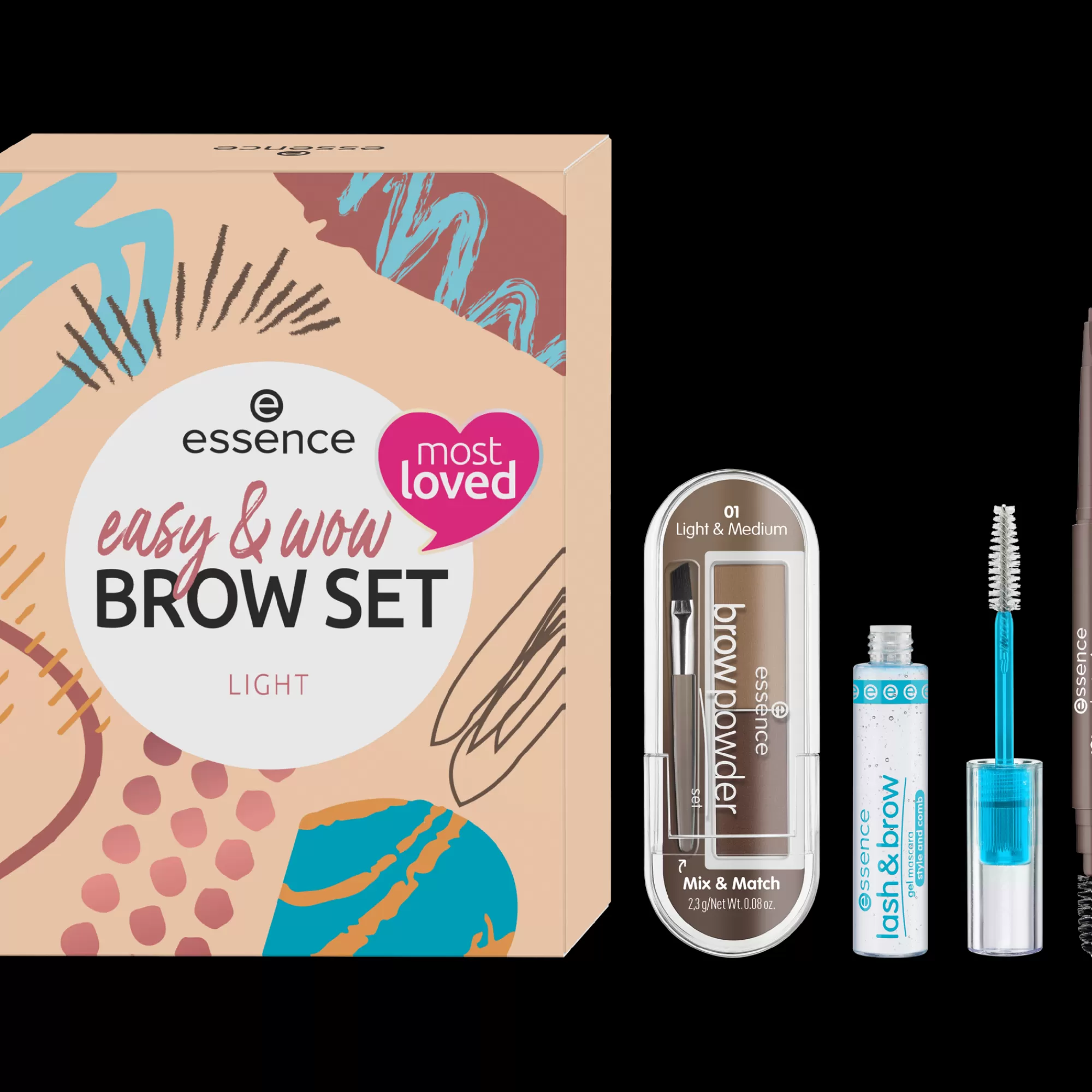 essence Sopracciglia | easy & WOW brow set light