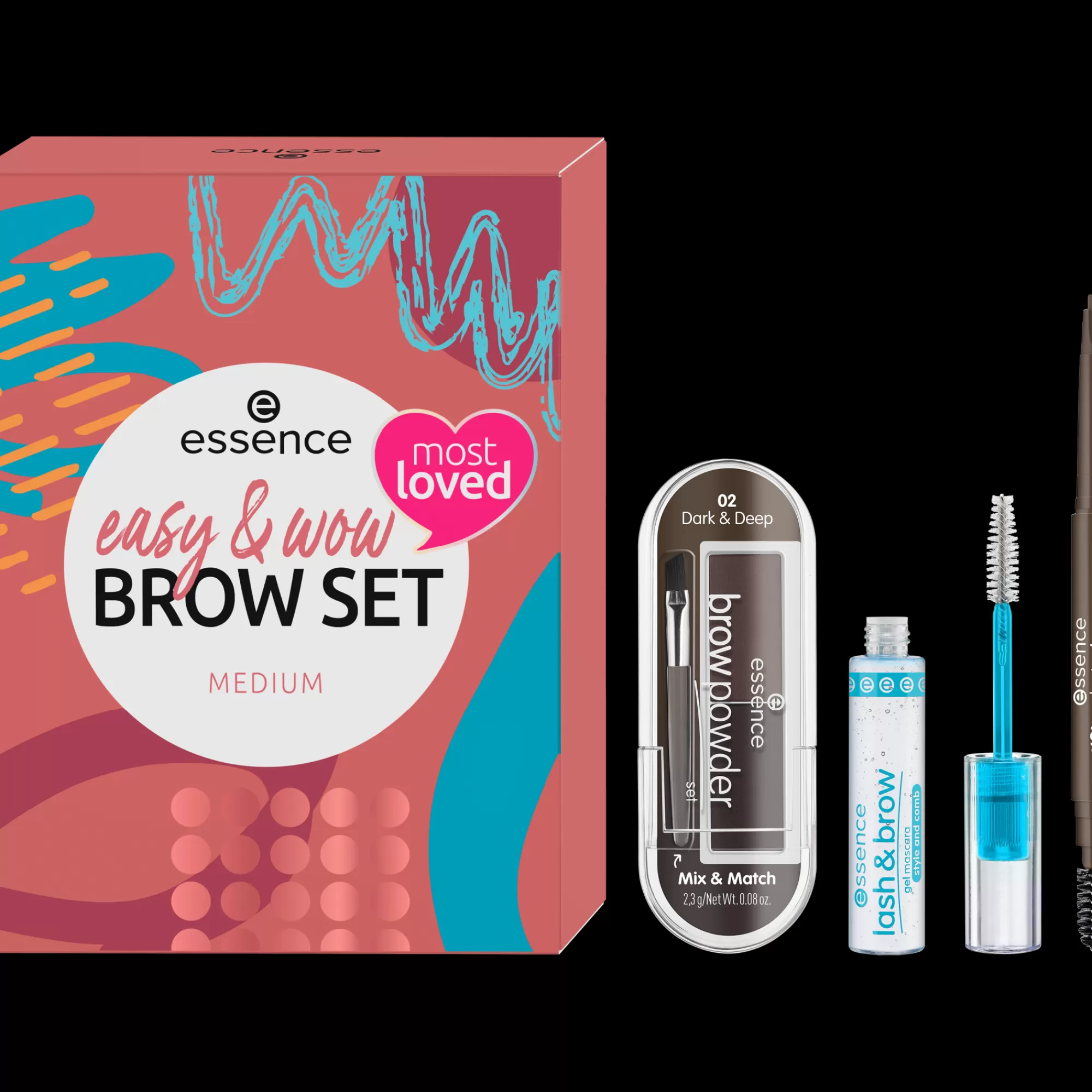 essence Sopracciglia | easy & WOW brow set medium