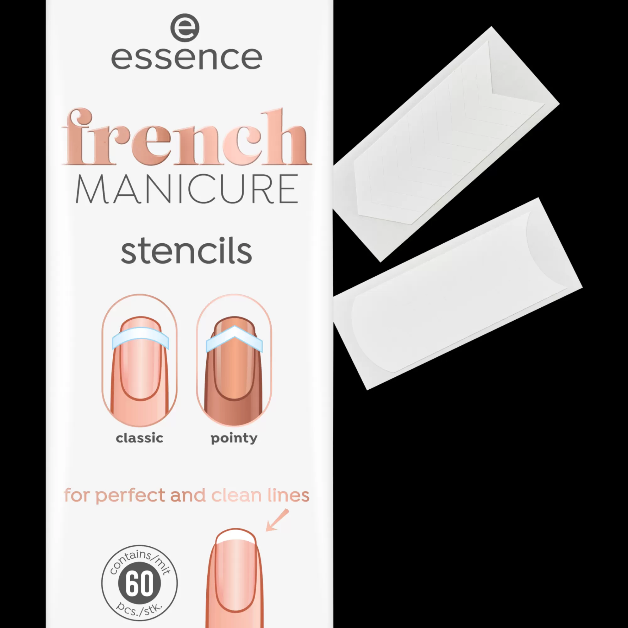 essence Nail Art | french MANICURE stencil