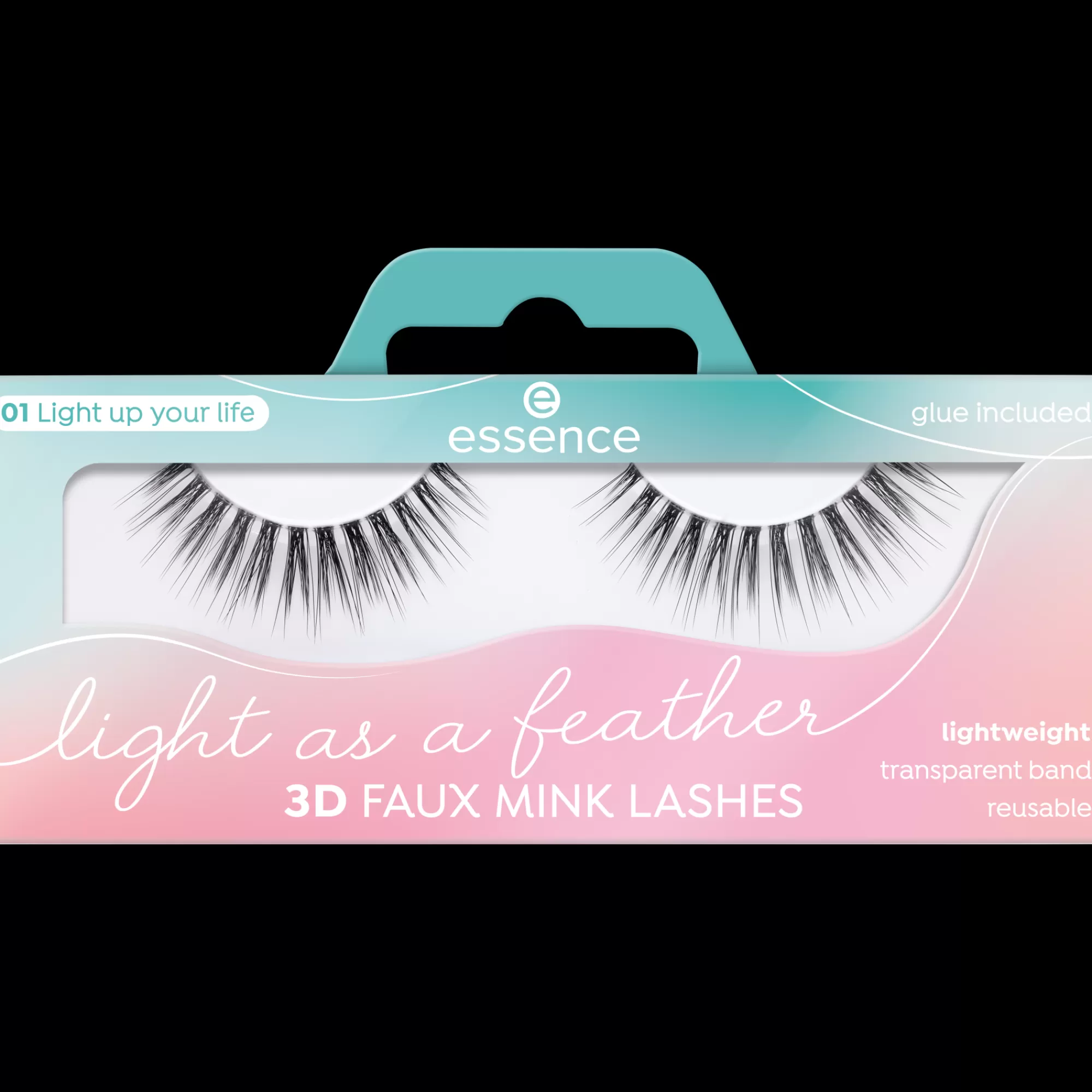 essence Ciglia Finte | LIGHT AS A FEATHER Ciglia finte effetto visone 3D 01 - Light up your life