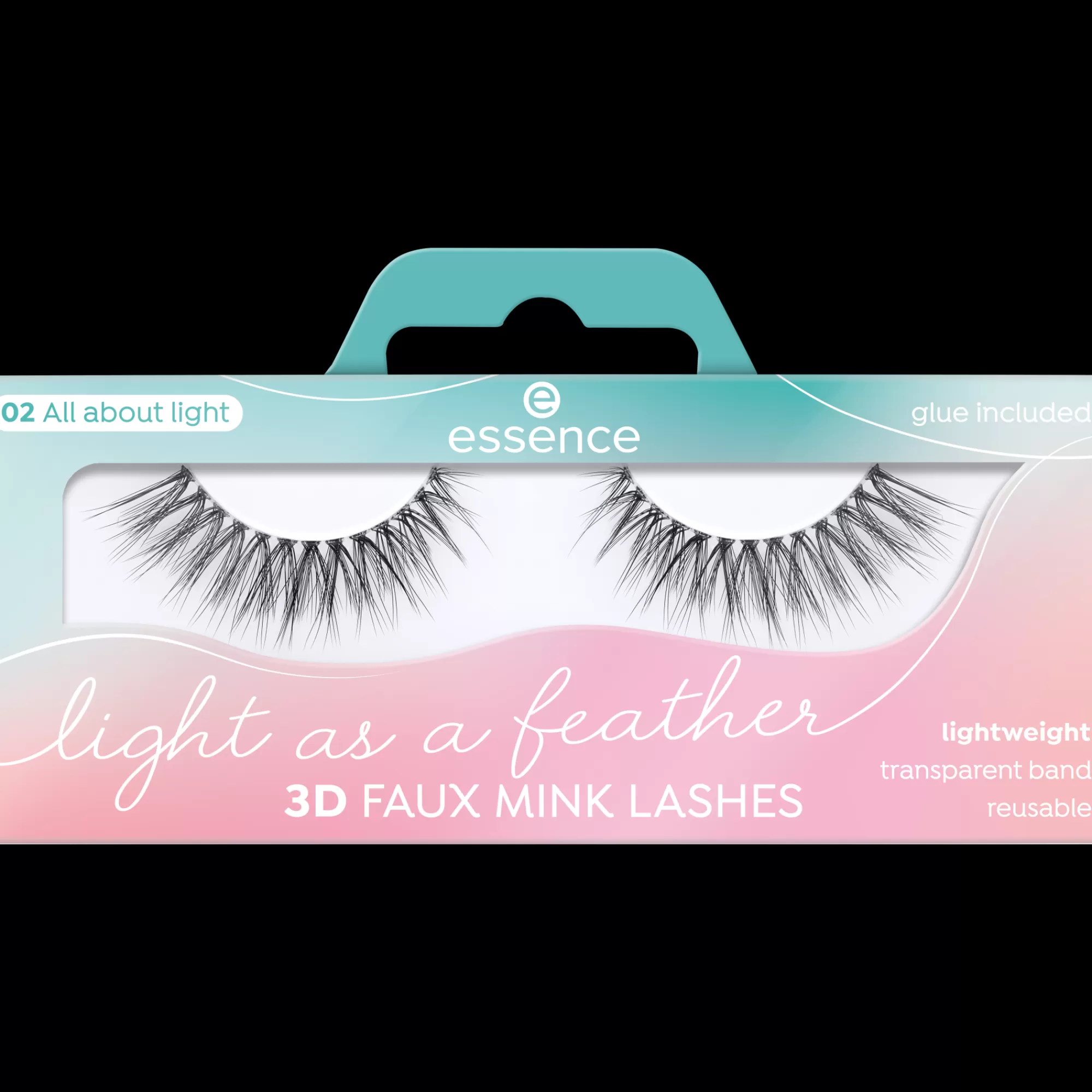 essence Ciglia Finte | LIGHT AS A FEATHER Ciglia finte effetto visone 3D 02 - All about light