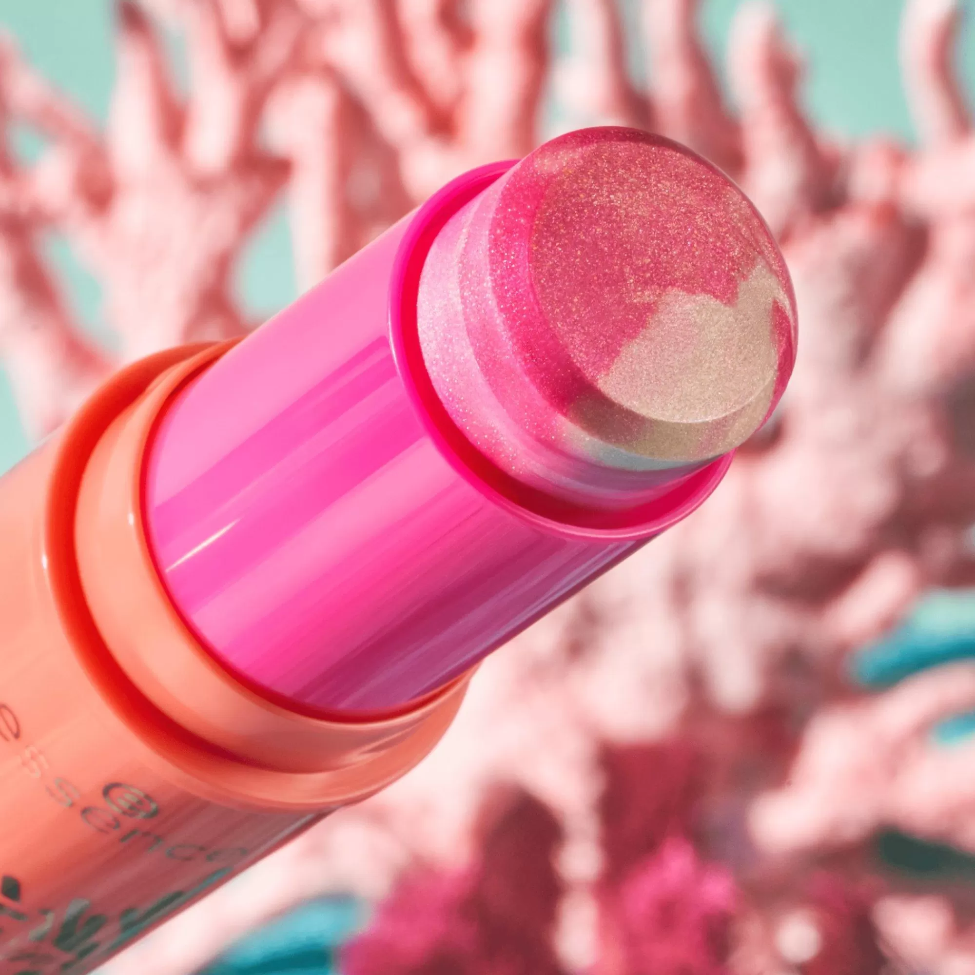 essence Blush | live LIFE in CORAL blushlighter in stick