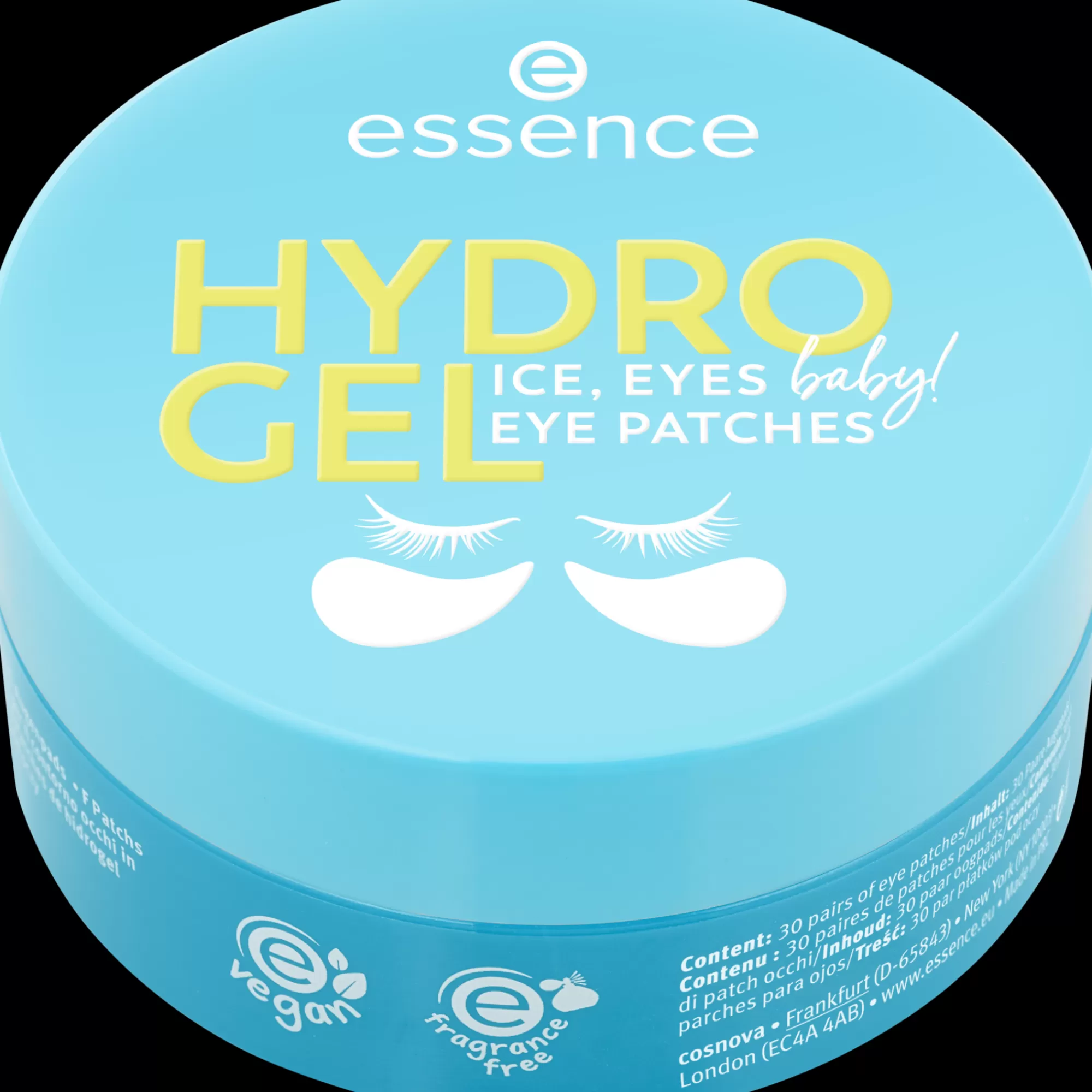 essence Trattamento Viso | Patch occhi HYDRO GEL ICE, EYES, baby! 30 coppie