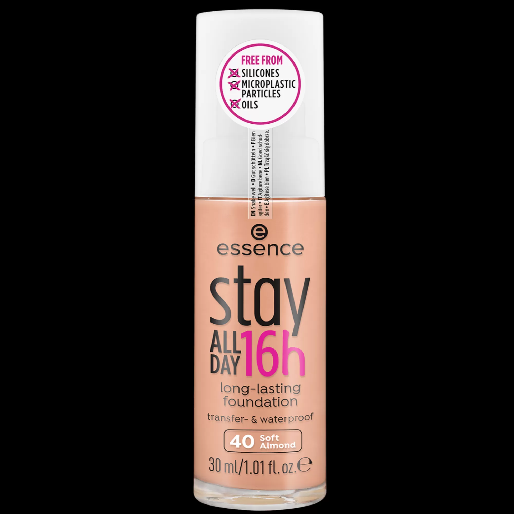 essence Fondotinta | stay ALL DAY 16h long-lasting fondotinta viso 40 - Soft Almond