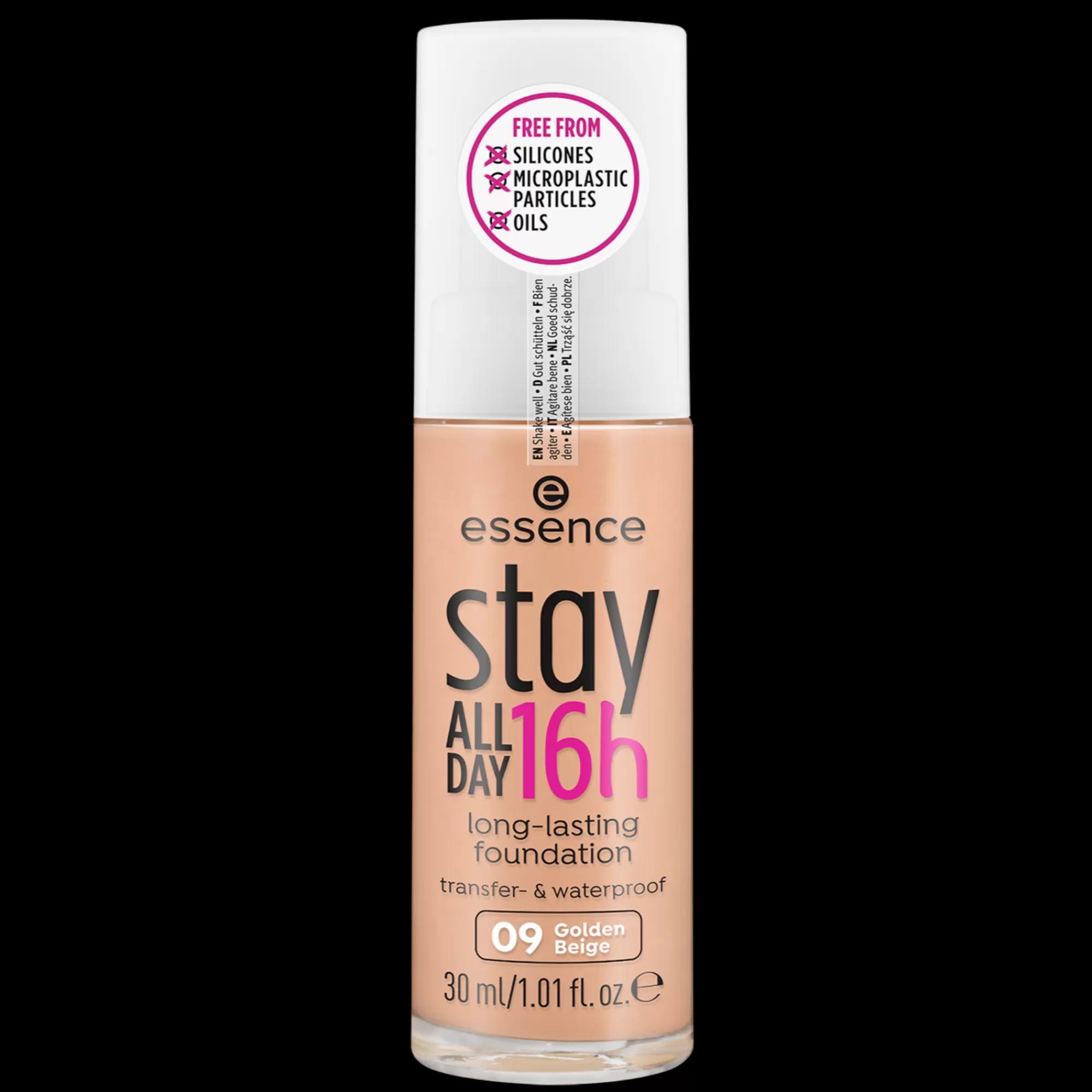 essence Fondotinta | stay ALL DAY 16h long-lasting fondotinta viso 09 - Golden Beige