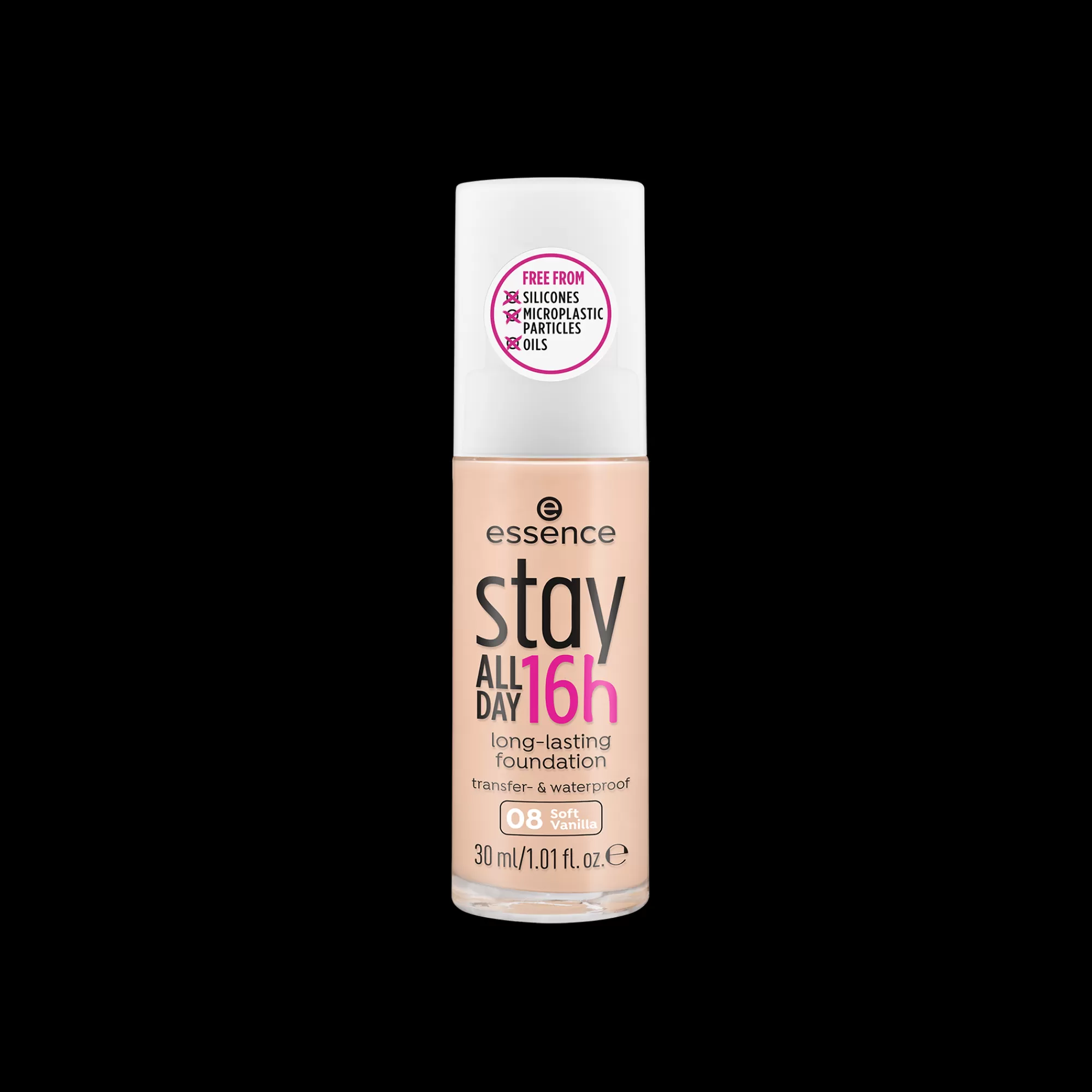 essence Fondotinta | stay ALL DAY 16h long-lasting fondotinta viso 08 - Soft Vanilla