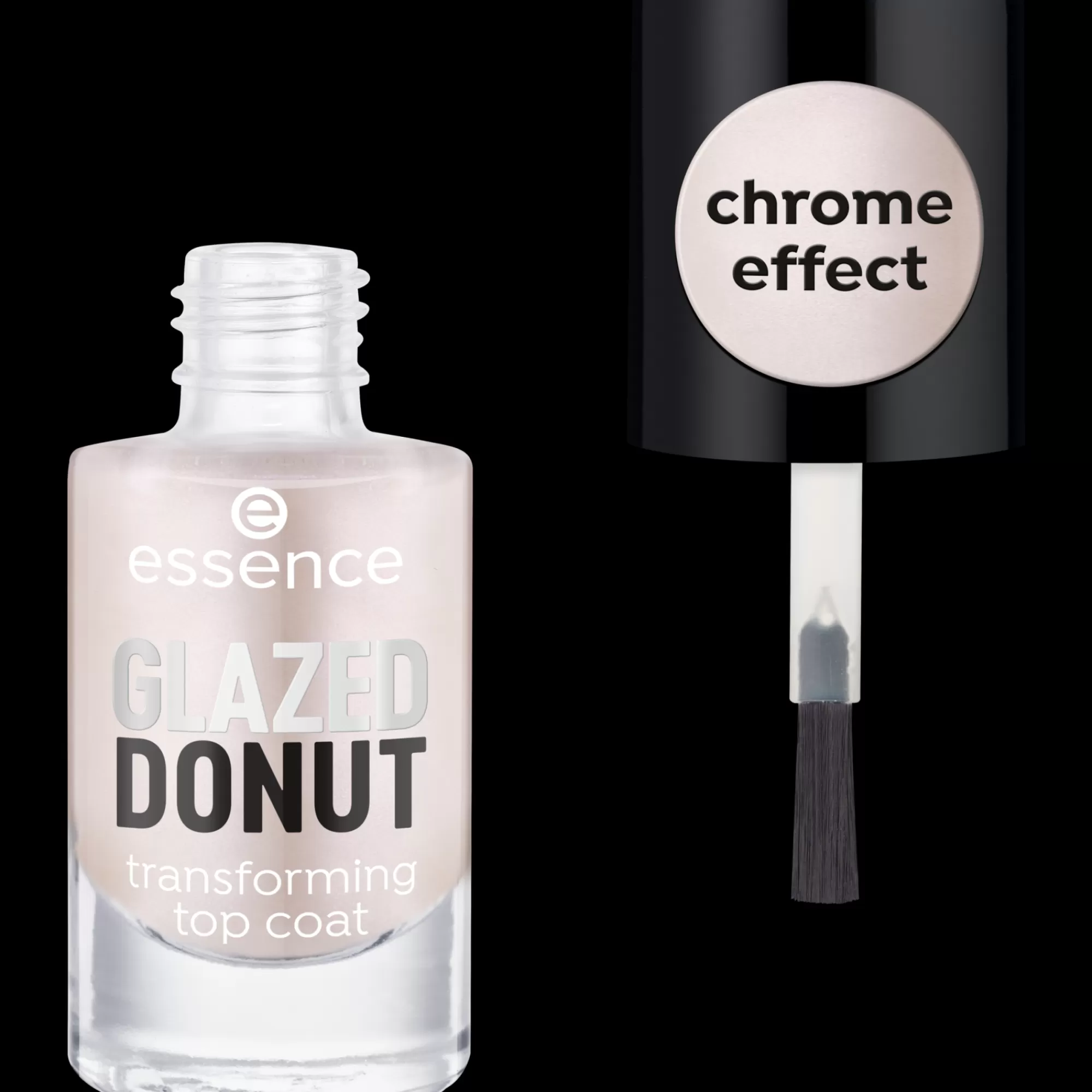 essence Top & Base Coat | Top coat transforming GLAZED DONUT